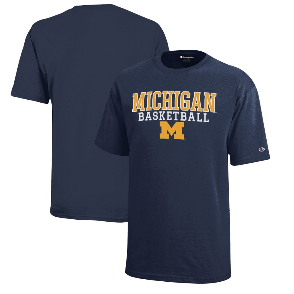 BRAND NEW - 2026 NCAA Champs!!! FANATICS - Michigan Wolverines Basketball Tee